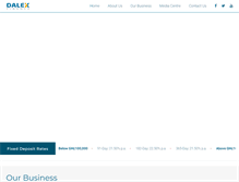 Tablet Screenshot of dalexfinance.com